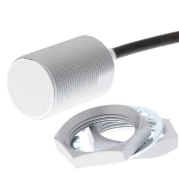 Proximity sensor, inductive, brass-nickel, Spatter-coating, M30, shiel E2E 8509M image 1