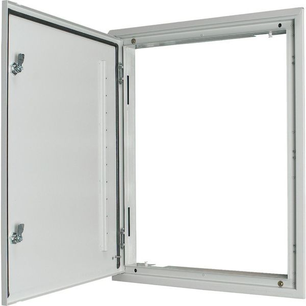 BPA-U-3S-800/17 3-component flush-mounting door frame with door, open air, double-bit lock, IP43, HxW=1760x800mm image 3
