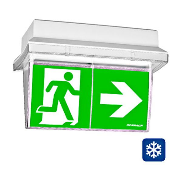 Emerg. luminaire PM selfcontrol LED 3h 230V AC ceiling TT image 1