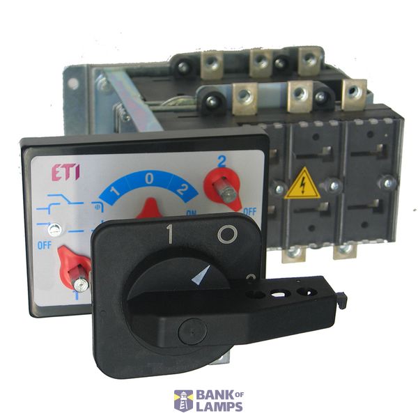 LA2/D 250A 3p CO Manual change-over compact switches LA (1-0-2) with door int image 1