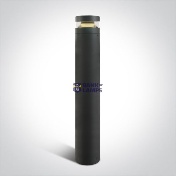 ANTHRACITE BOLLARD 100cm 20W WW IP65 230V image 1