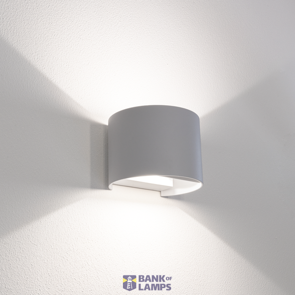 APPLIQUE LED UP&DOWN TONDO GRIGIO image 1