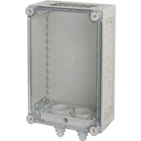 KST32-125 Panel enclosure, with gland plate and cable glands, HxWxD=187.5x250x150mm image 2