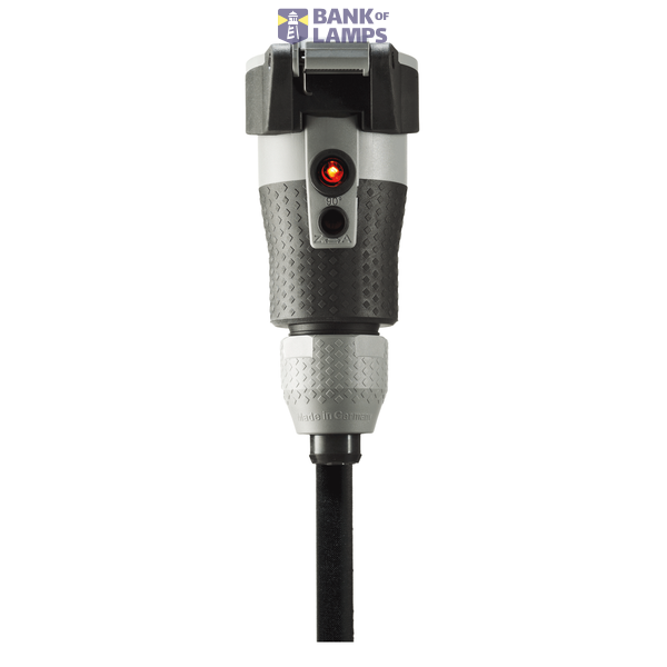 SCHUKO connector, grey, 2C-Technology, voltage indicator, quick-release mechanism, IP54 image 1
