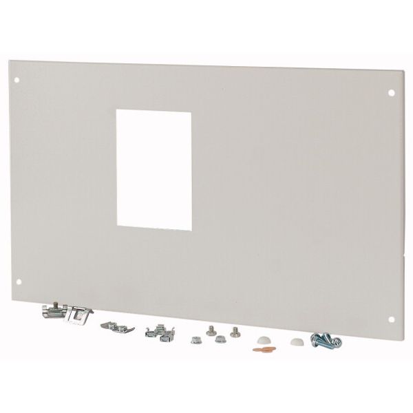 XMN341206CP Frontplate NZM3 horizontal H=300mm W=600mm, grey image 1