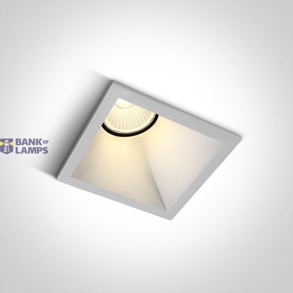 WHITE 8W WW IP20 ASYMMETRIC 230V DARK LIGHT image 1