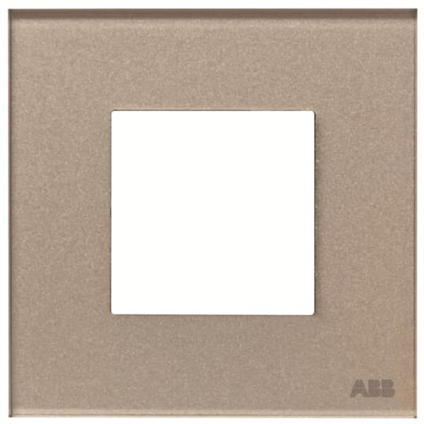 N2271 CH Frames 1-gang / 2-modules - Noble - Champagne Glass image 1