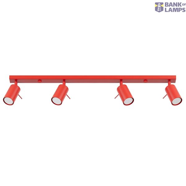 Ceiling lamp RING 4L red image 7