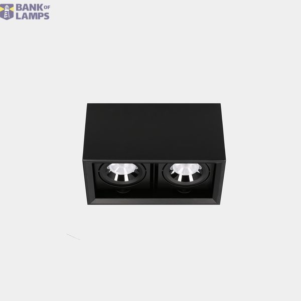 Downlight MULTIDIR SURFACE SMALL 21.4W LED warm-white 3000K CRI 90 24.5º ON-OFF Black IN IP20 / OUT IP54 2288lm image 1