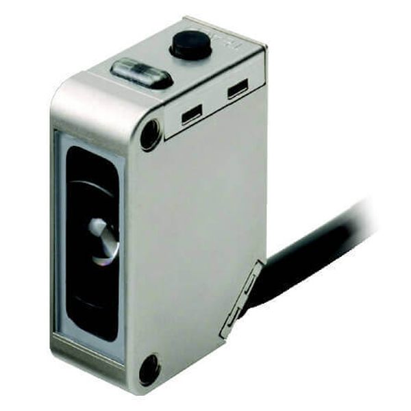 Registration mark sensor, rectangular housing, stainless steel, white E3ZM7229A image 2