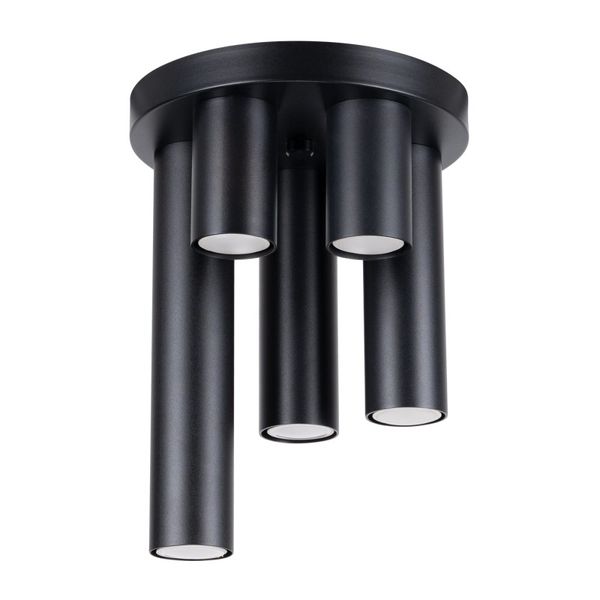 CEILING LAMP LAGOS 5P BLACK 5XGU10 image 1