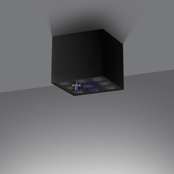 OZZY CEILING LAMP BLACK 4000K LED 9X16W IP20 image 6