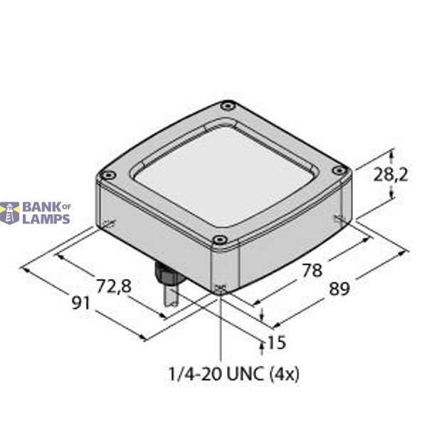 LED Area Light In the Metal Housing   WLC90WL8R image 1