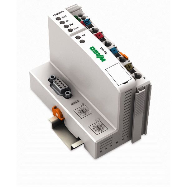 Fieldbus Coupler PROFIBUS DP 2nd Generation 12 MBd light gray image 2