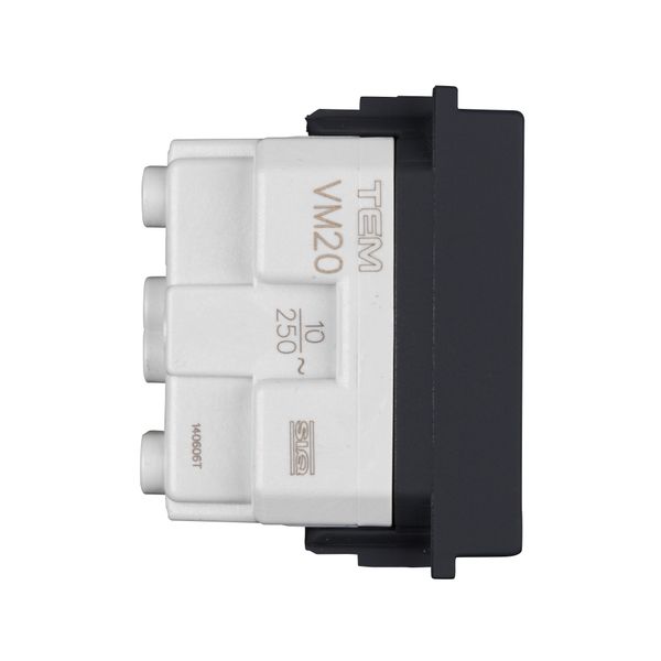 Socket without ground 1M, black image 3