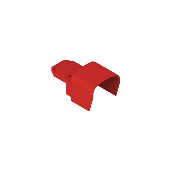 Technopolymer closed protection. Colour: red. image 1