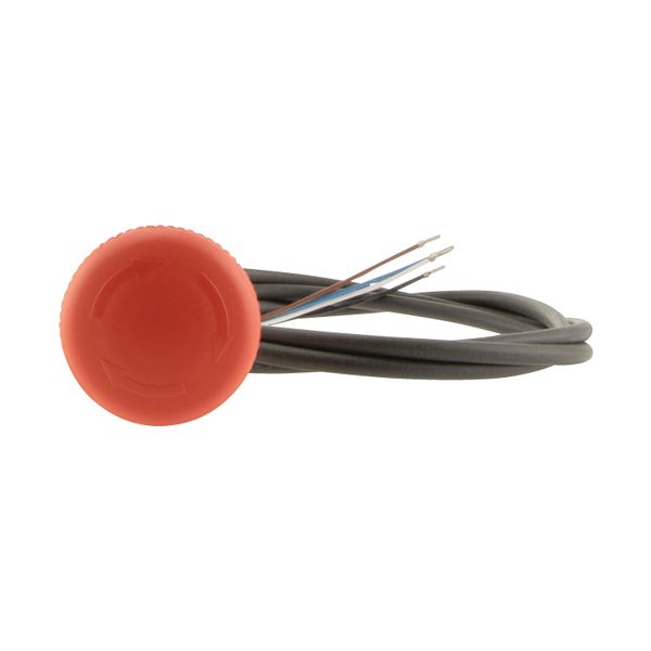 C22-PVT-K02-P65 Emergency stop/emergency switching off pushbutton, Mushroom-shaped, 38 mm, Turn-to-release function, 2 NC, Cable (black) with non-terminated end, 4 po image 14