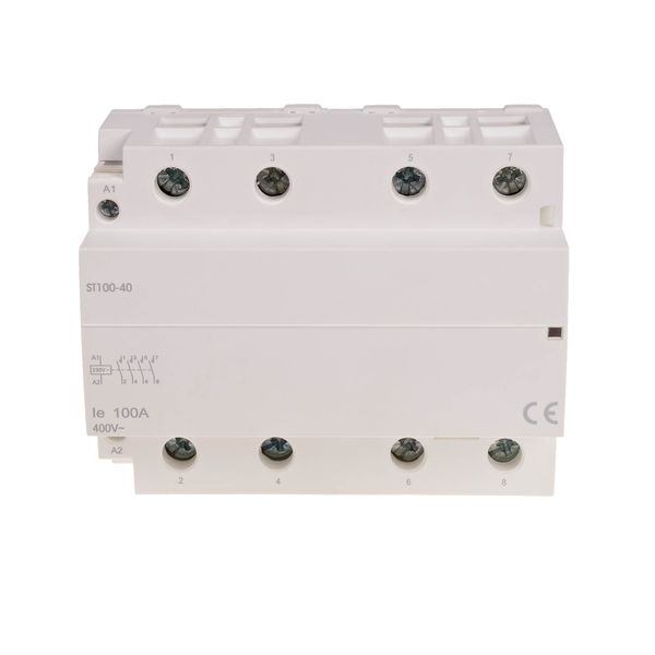 Contactor 100A, 230V, 4XNO contacts image 2