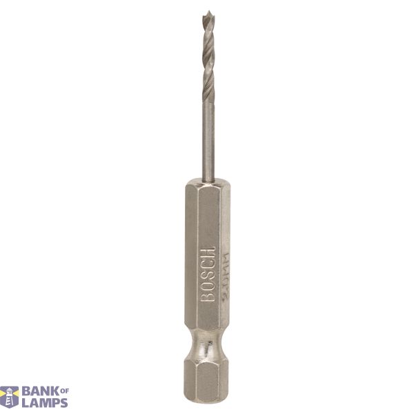 Brad point drill bit, 1/4" hex shank 2 x 24 x 62 mm image 1