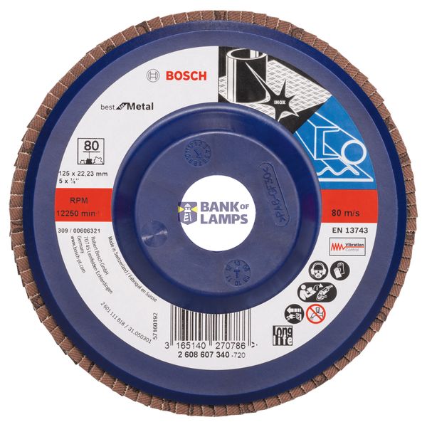 Flap disc X571, Best for Metal image 1