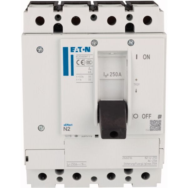 N2-4-250 Switch-disconnector 4p 250A BG2 image 2