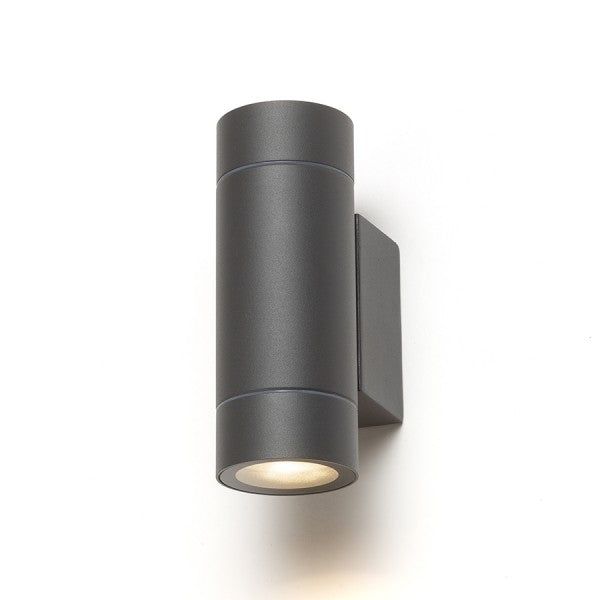 MIZZI NEW II wall anthracite grey 230V LED GU10 2x8W IP65 image 1