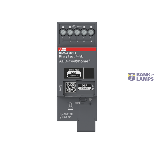 BI-M-4.20.1.1 Binary Input, 4-fold, image 1
