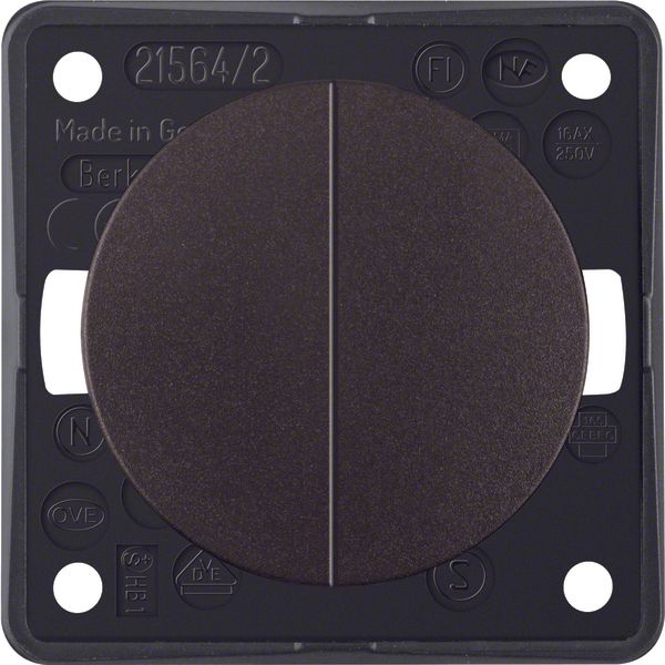 Series switch, common input terminal, Integro - Design Flow/Pure, brow image 1