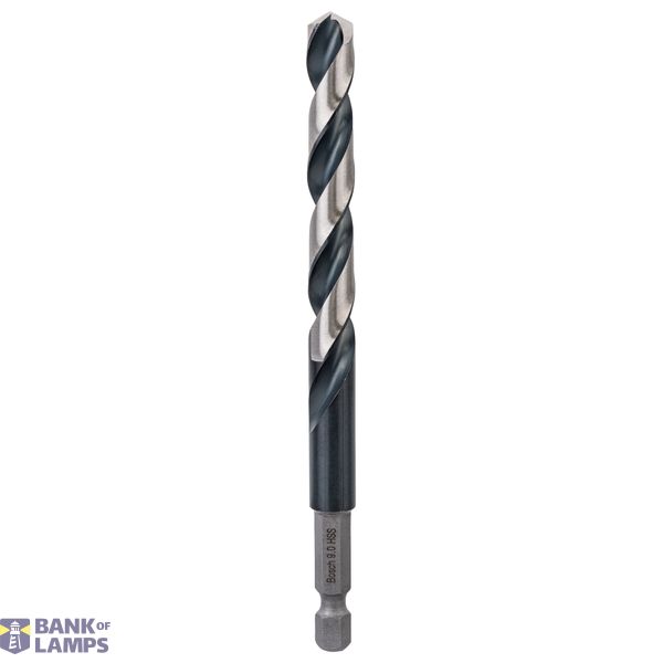 HSS Hex-Shank Twist Drill Bit 9.0 mm 9 x 81 x 125 mm 1 pcs. image 1