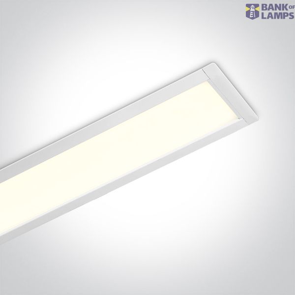 WHITE RECESSED 40W CW 1200mm 120deg 230V image 1