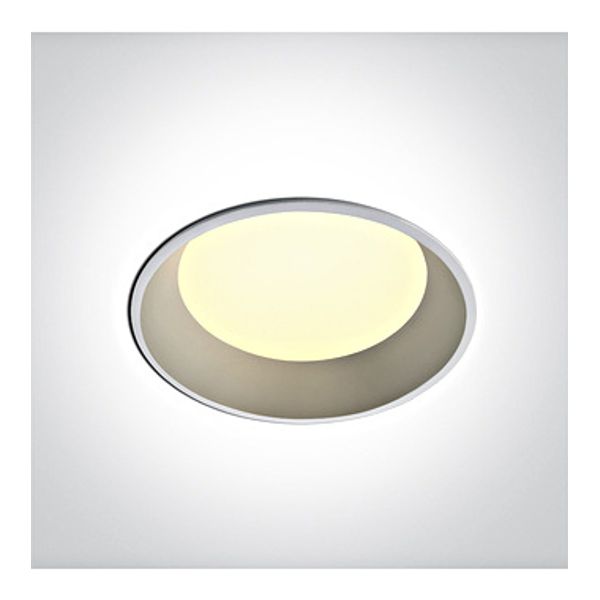 10120FD/W/V WHITE 20W CCTV IP65 230V DARK LIGHT image 1