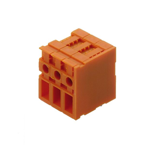 Printed circuit board terminals, 7.62 mm, Number of poles: 4, 90°, Solder pin length (l): 3.5 mm, tinned, Pebble grey, TOP connection, Clamping range, max. : 6 mm², Box image 3