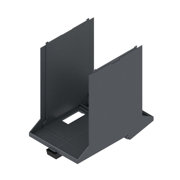 Modular housing, OMNIMATE Housing - series CH20M  Graphite grey, Base element, Recess in detent foot area for BUS contact, Width: 67.5 mm image 1