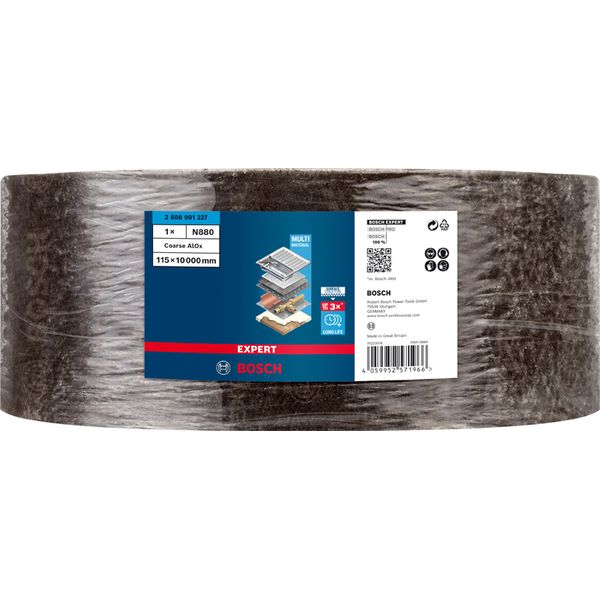 EXPERT N88 Fleece Roll for Handsanding 115 mm x 1 m, Coarse A image 2