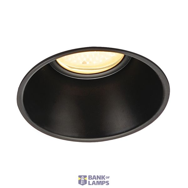 Decorative frame for F-Light downlight,black,clear glass image 1