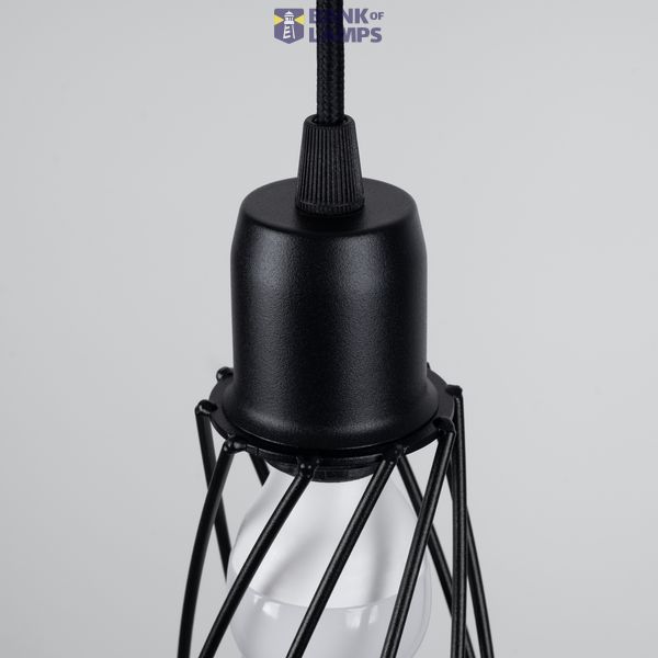 HANGING LAMP SUBA 1 BLACK E27 1X15W IP20 image 5