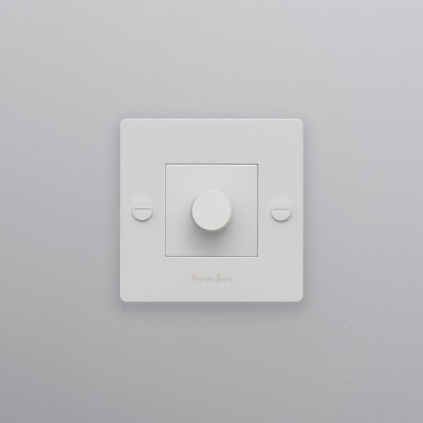 EU 1G DIMMER / 100W LED / 2 WAY / CROSS / WHITE image 2