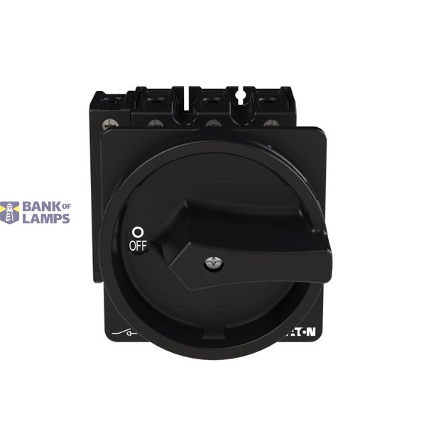 P3 Main switch, 80 A,Rear mounting, 4 pole, Form V/SVB, Black, Door co image 4