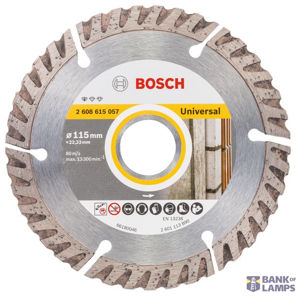 Diamond Cutting Disc ECO For Universal 180x22.23x2.6x7 image 1