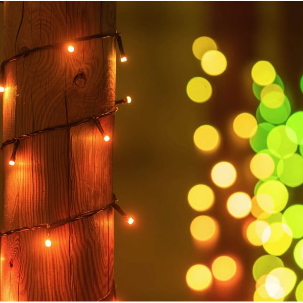 250L 5MM matt+clear flat RGBW lens light string, 8cm lamp spacing, Blackgreenwire, BT+WiFi, Gen II, IP44, Plug F image 4