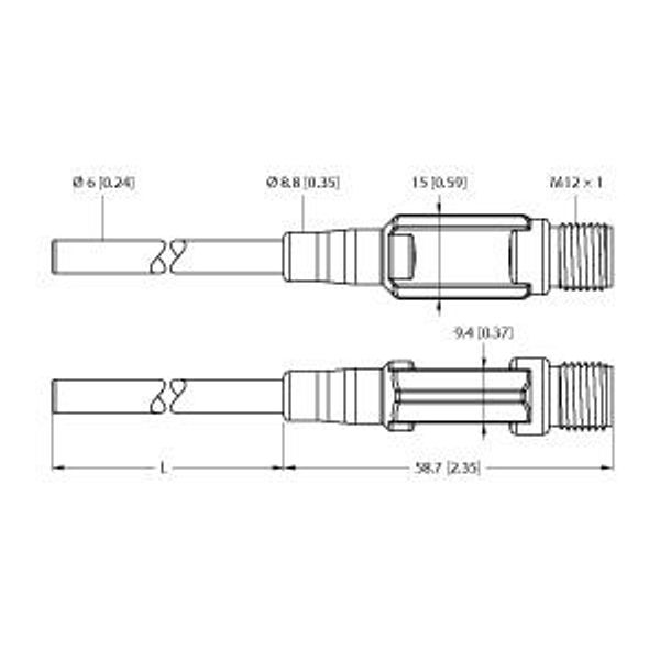 Temperature Detection With Current Output   TTM150C-206A-CF-LI6-H1140-L130-50/150°C image 1
