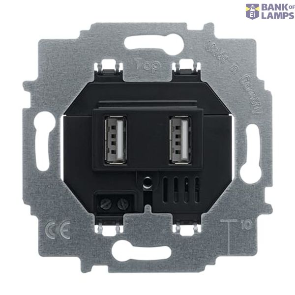 6472 U-500-101 USB power adapter insert, flush-mounted image 1