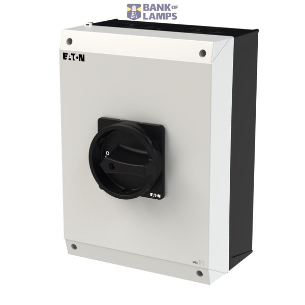 P3 Main switch, 80 A,Surface mounting, 4 pole, Form I5/SVB, Black, Doo image 1
