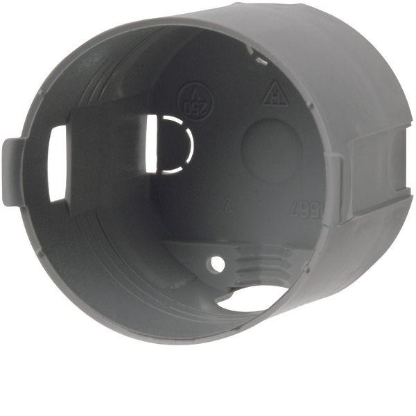 Contact protection box Ø 45 mm, Integro module inserts, grey image 1