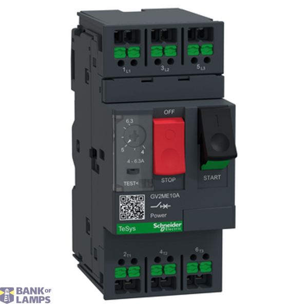 Tesys MOTOR CB TH-MAG 6.3A PB Snap-in image 1