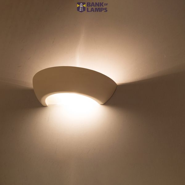 CERAMIC WALL LAMP OSKAR E27 1X60W IP20 image 5