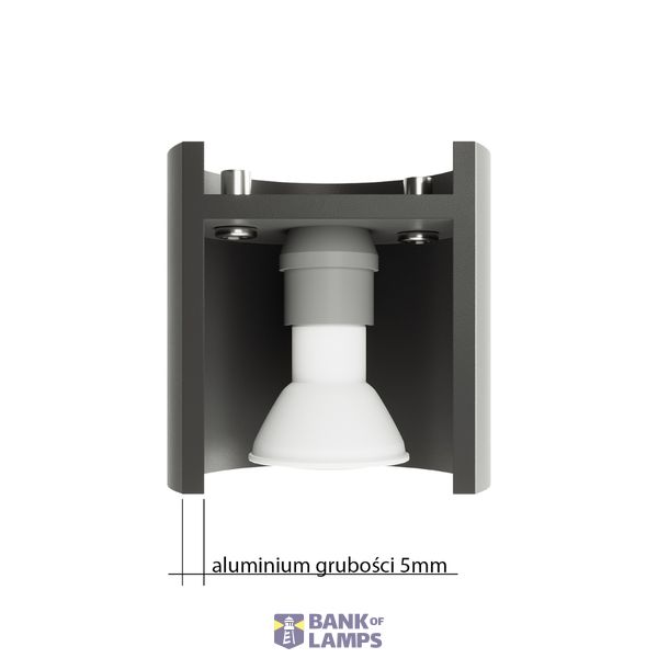 SPOT ORBIS 1 GREY GU10 1X40W IP20 image 3