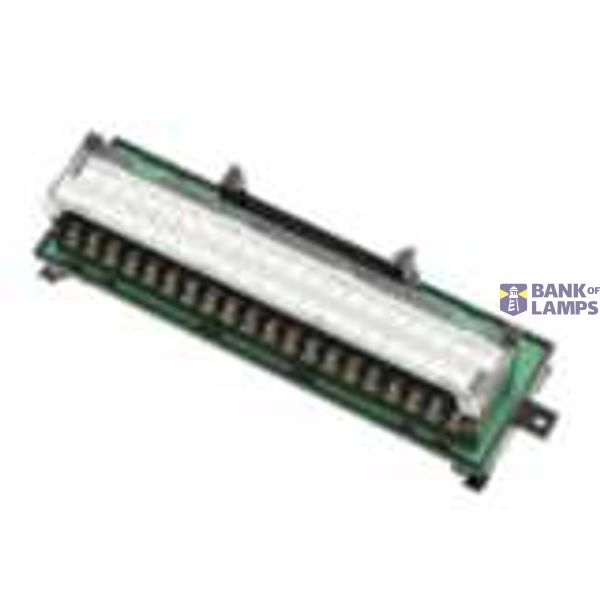 DIN-rail mounting terminal block, MIL34 socket, screw clamp, 34 points, general-purpose,philips screw XW2R0065C image 1