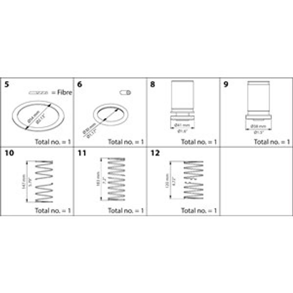 CHV Overhaul kit DN 25-40 image 1
