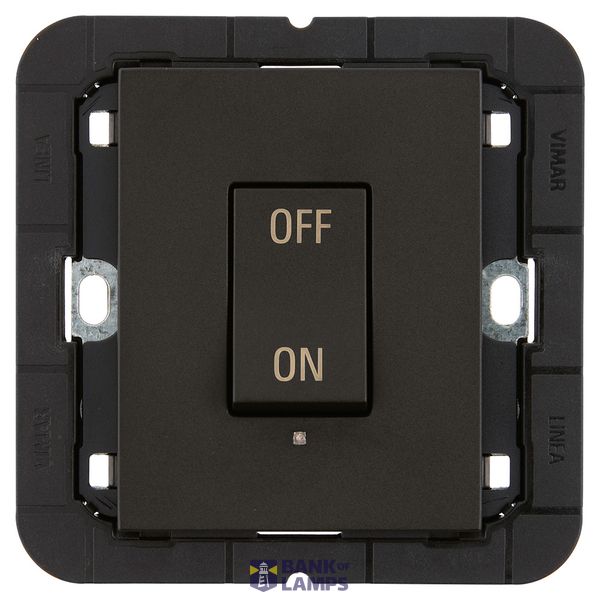 2P 45A 1-way switch black image 1